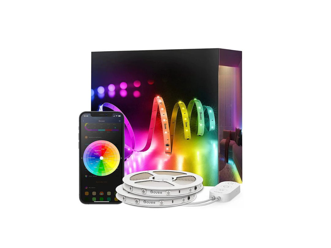 Govee RGBIC Basic Wi-Fi + Bluetooth LED Strip Lights - 10m (Single Roll) Govee RGBIC Basic Wi-Fi + Bluetooth LED Strip Lights - 10m (Single Roll)